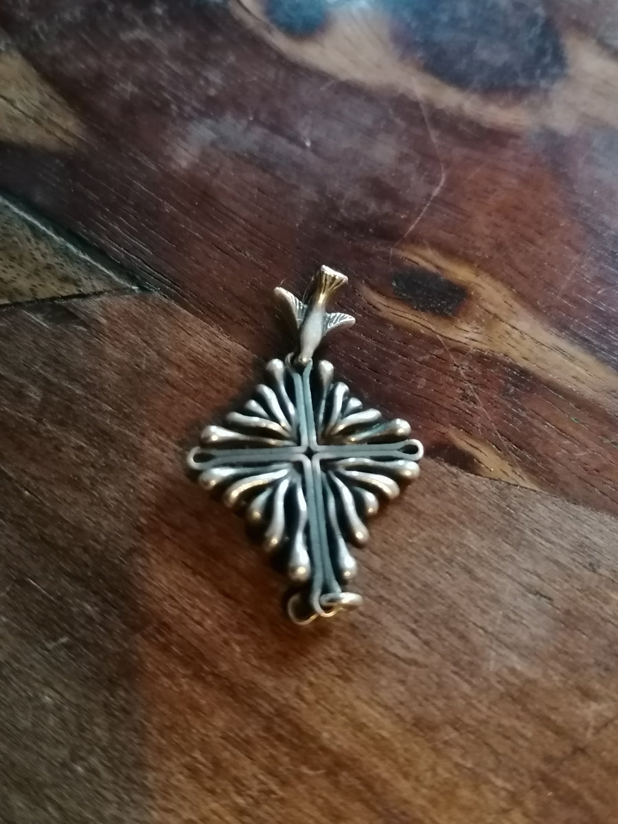 Porte-Clés Croix Huguenote Chrétienne – Symbole De Foi Élégant En Métal