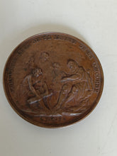 Charger l'image dans la galerie, Rare médaille Genevoise XVIIIE en bronze "Les effets de la Concorde"