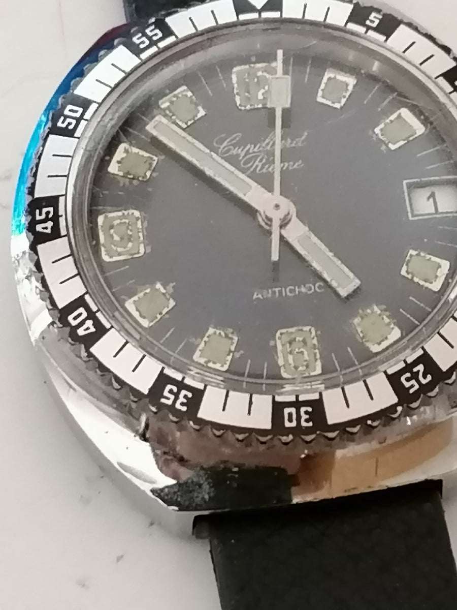 Montre De Plongée Cupillard Rieme - Mécanique Manuelle, Style Sport, Occasion