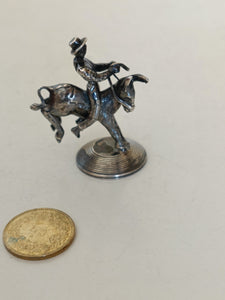 Figurine en argent massif Hollandais milieu XXÈME, don Quichotte