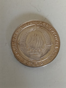 Yougoslavie 50 Dinars 1968 non circulée, argent 0,925