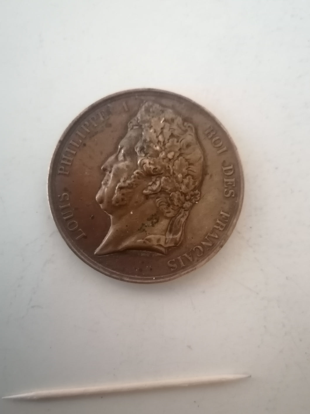 Médaille de Louis Philippe Roi des Français  en bronze, pour college  royal de st Louis