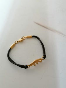 Bracelet avec animal doré