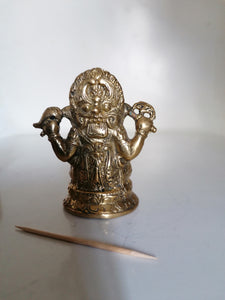 Statuette de ganesh en bornze doré. Inde XXème