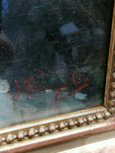 Charger l&#39;image dans la galerie, Jolie portrait de femme, peinture à l&#39;huile sur panneau de chêne, signature à identifier. Travail début XXème
