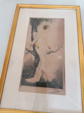 Charger l&#39;image dans la galerie, Lithographie art nouveau, signé et numéroté. Sujet féminin. 

Artiste à identifier
