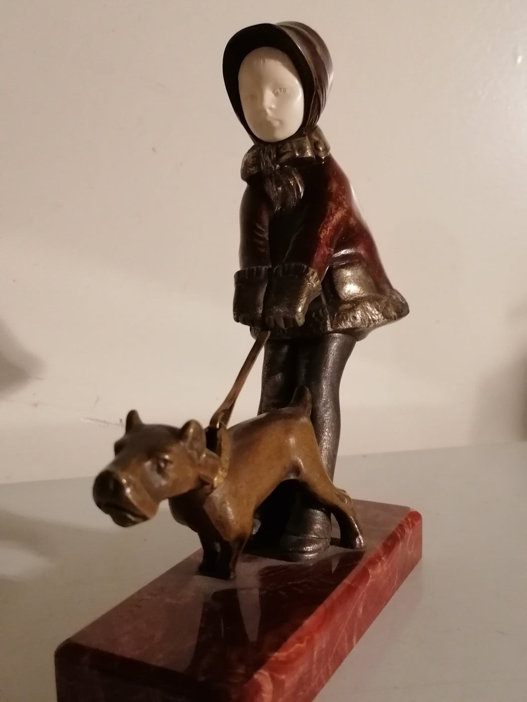 Bronze chryséléphantine de Alexandre kelety 1874-1940  sujet 