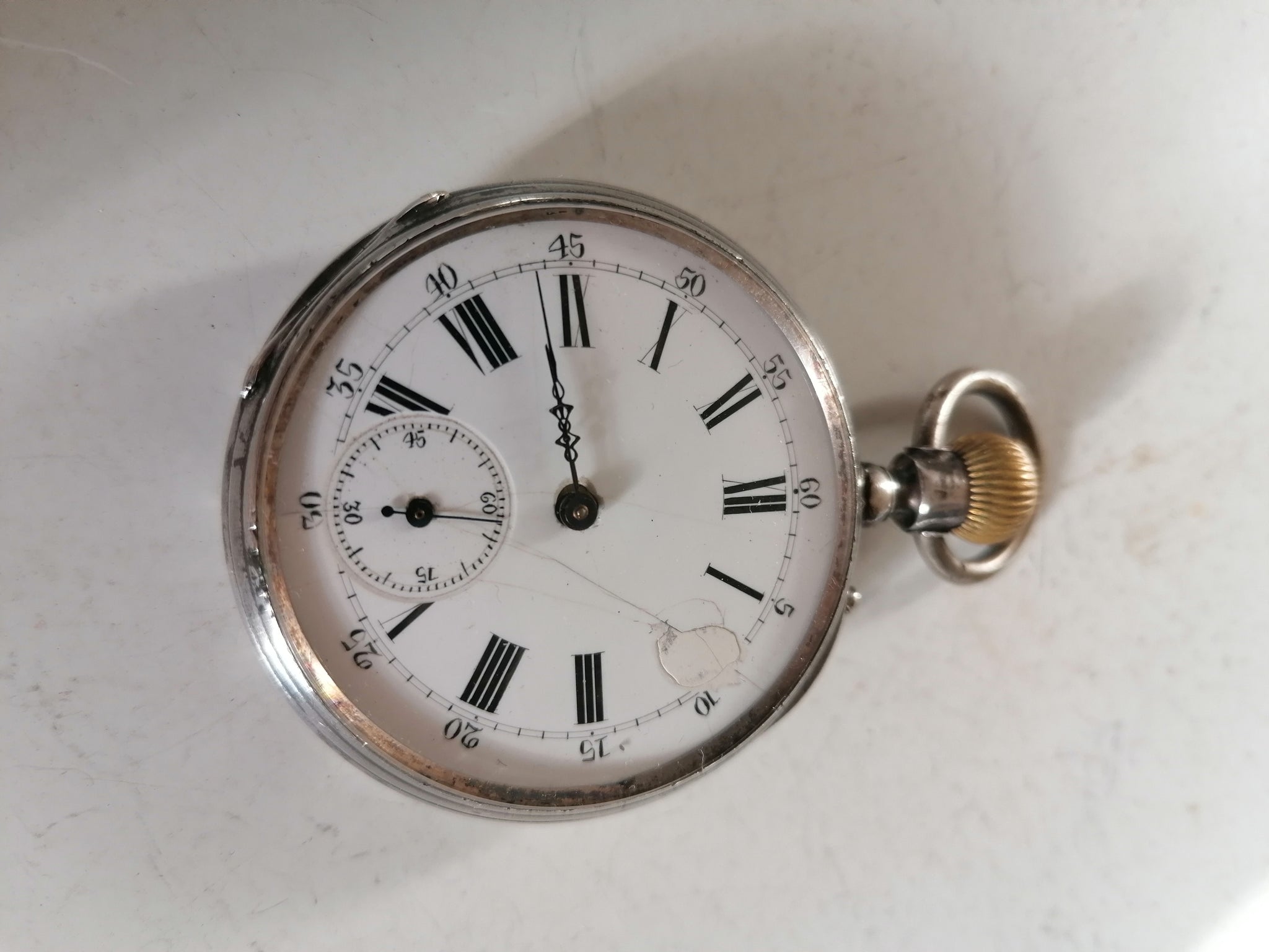 Montre Gousset Homme Ancien Collier Châtelaine Avec Chaîne De Montre à Gousset - Plaqué Or - Occasion Vintage Chaine Montre Gousset