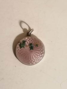 Pendentif ancien peint et émaillé