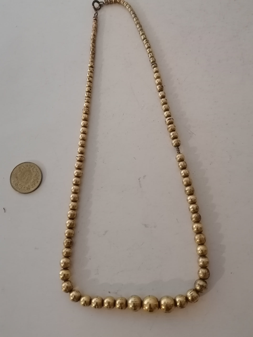 Collier or laminé type Amérikaner modèle vintage