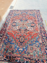 Charger l&#39;image dans la galerie, Tapis Heriz XIXème laine noué main. 316cm/203xm
