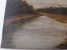 Charger l&#39;image dans la galerie, Huile sur carton, paysage de campagne fin XIXème signé et daté JS 94
