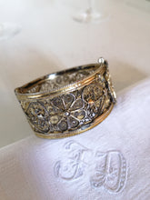 Charger l&#39;image dans la galerie, Bracelet filigrane argent doré, poinçons Tunisie début XXème
