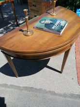 Charger l&#39;image dans la galerie, Table mi lune d&#39;époque Directoire en noyer
