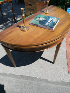 Table mi lune d'époque Directoire en noyer