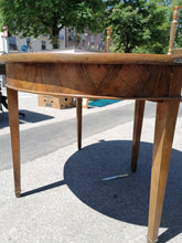 Charger l&#39;image dans la galerie, Table mi lune d&#39;époque Directoire en noyer
