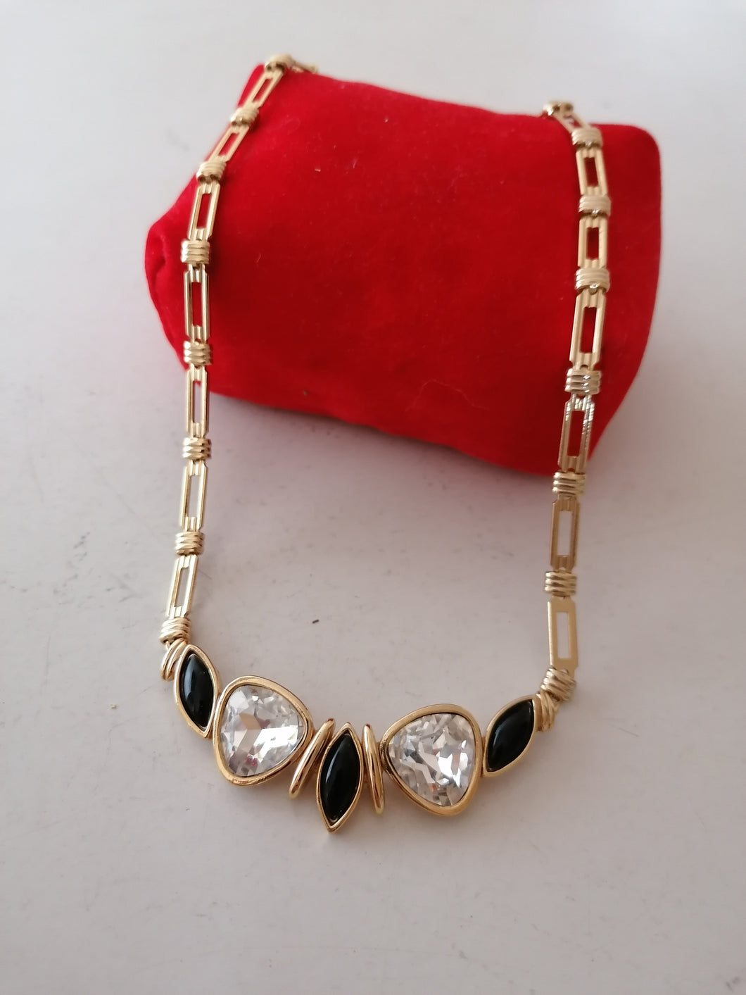 Orena Paris collier doré fantaisie