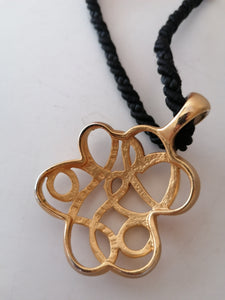 Guy laroche Paris pendentif doré fantaisie