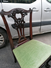 Charger l&#39;image dans la galerie, Chaise Chippendale en acajou fin XIXème
