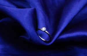 Bague solitaire argent folli follie taille 54