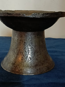 Rare encensoir Arménie ou Caucase , haute époque probablement XVIIème. Cuivre avec belle patine .