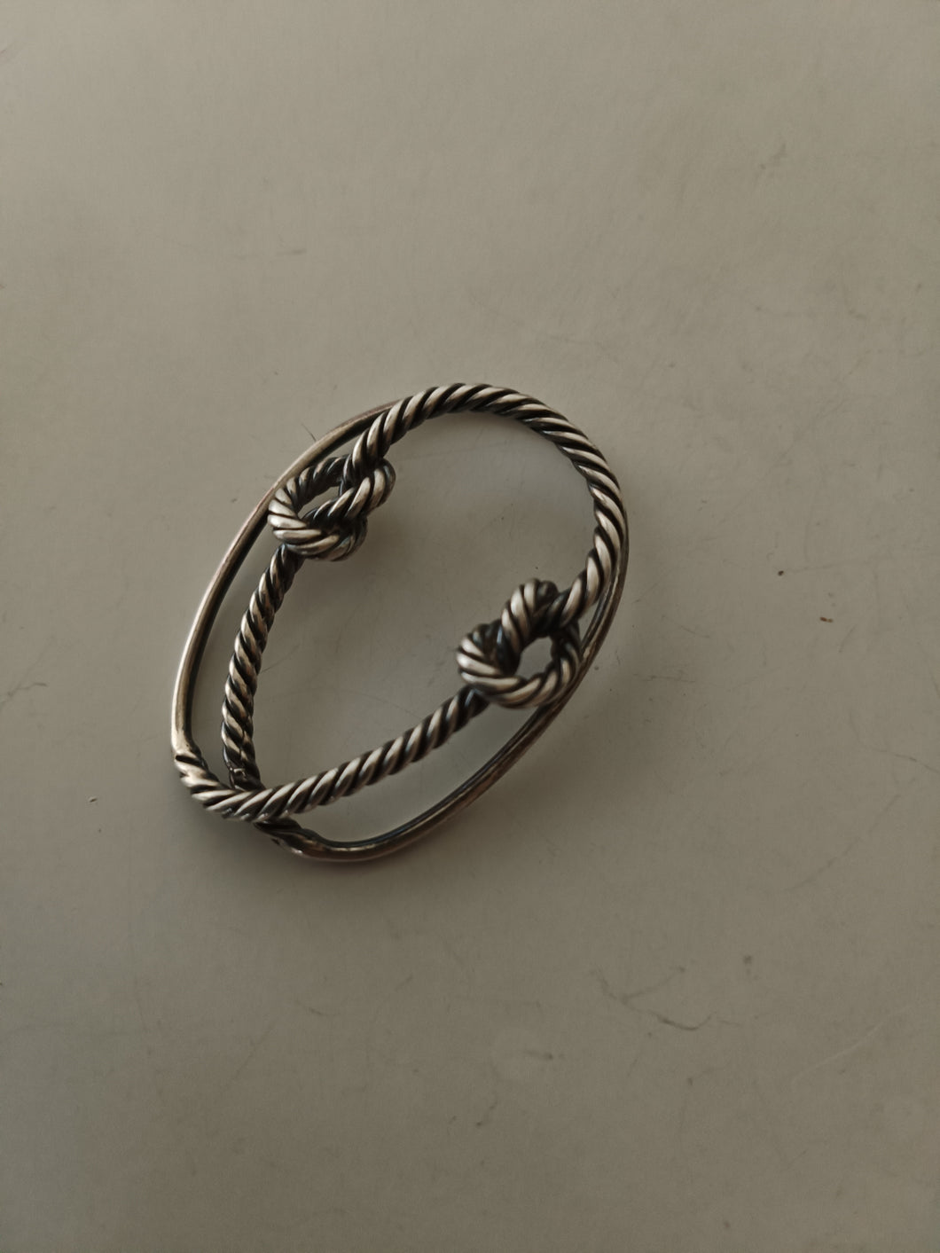 Hermès pince à billets en argent massif