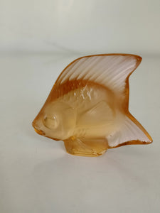 Lalique petit poisson en cristal parfait état