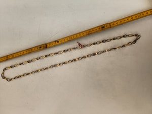 Puig Doria créatrice espagnol XXème rare collier en argent doré