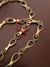 Charger l&#39;image dans la galerie, Puig Doria créatrice espagnol XXème rare collier en argent doré
