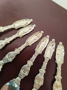 Rare série de cuillère d'apôtre style XVIIE allemand