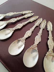 Rare série de cuillère d'apôtre style XVIIE allemand