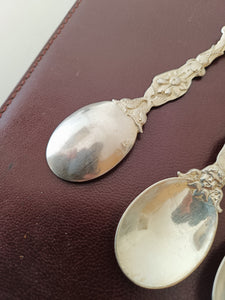 Rare série de cuillère d'apôtre style XVIIE allemand