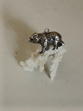 Charger l&#39;image dans la galerie, Pendentif (charms ou beads) ours en argent massif
