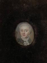 Charger l&#39;image dans la galerie, Miniature portrait dame peint à la main
