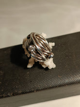 Charger l&#39;image dans la galerie, Bague argent et cristaux taillé belle qualitée

