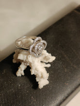 Charger l&#39;image dans la galerie, Bague marquise argent sertie cristaux

