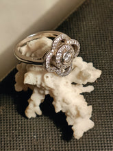 Charger l&#39;image dans la galerie, Bague marquise argent sertie cristaux
