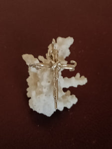 Gilbert Albert croix en argent moderniste