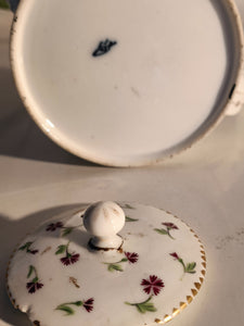 Rare théière vieux Nyon 18ème en porcelaine peinte à la main