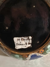 Charger l&#39;image dans la galerie, Hans Andre à Heimberg, vase céramique de Thoune, motif dit au hibou
