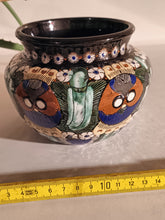 Charger l&#39;image dans la galerie, Hans Andre à Heimberg, vase céramique de Thoune, motif dit au hibou
