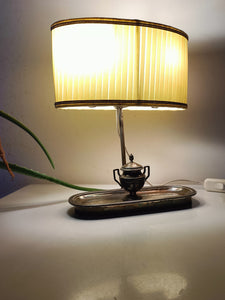 Ravissante lampe de bureau style "bouillotte", abat-jour et feux réglable