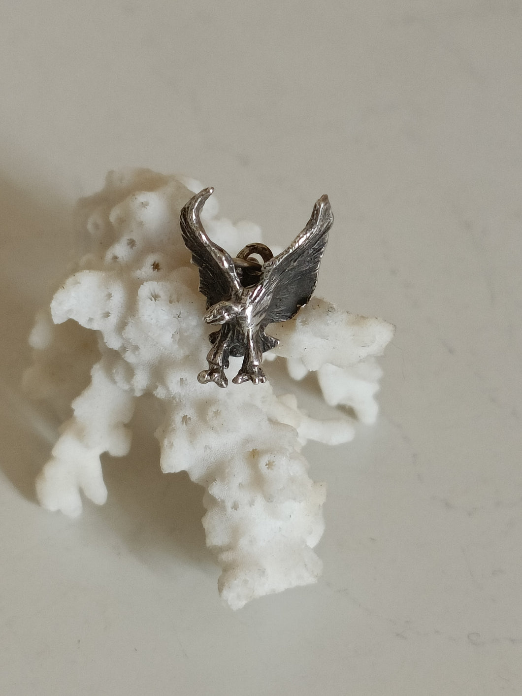 Pendentif petit aigle en argent