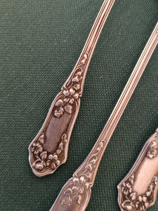 Rare série de 6 cuillère Mazagran ou dite soda en argent massif Français orfèvre Ravinet D'enfert vers 1920.