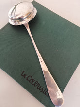 Charger l&#39;image dans la galerie, Rare grande louche en argent massif , travail Genevois XIXE orfèvre Ramu
