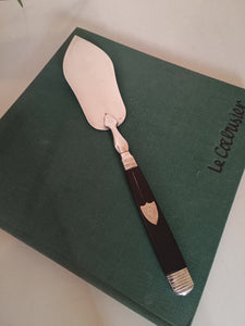 Pelle à gâteau Napoléon III argent massif et ébène