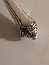 Charger l&#39;image dans la galerie, Rare fourchette Autriche Hongrie début XIXÈME région Tchécoslovaquie. Manche en argent plein
