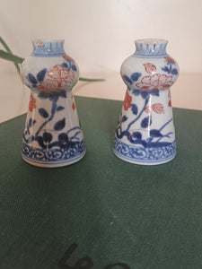 Paire de petit vase japonais Imari, début XXÈME