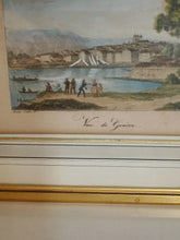 Charger l&#39;image dans la galerie, Lithographie vue de Genève à la fin du XIXÈME par Bocler d&#39;Albe . Avec cadre doré .

