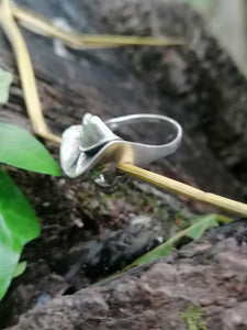 Bague en argent tête de mort cowboy, grande taille. Poinçons maître JLO